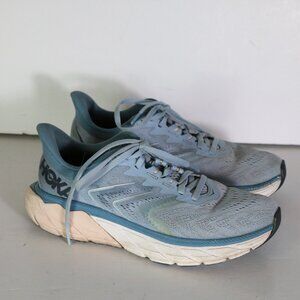 Hoka One One Arahi 5 Blue Fog Provincial Blue Mesh Womens 7.5 B Lace Up Running